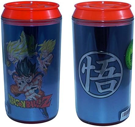 Официален Dragon Ball Z, Подарък банка за пътуване Super Saiyan Goku Kamehaha Синьо/Чаша/Чаша 10 грама