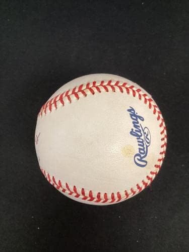 Фил Риццуто Подписа бейзболен автограф MLB йорк Янкис HOF 94 Надпис JSA NY - Бейзболни топки с автографи