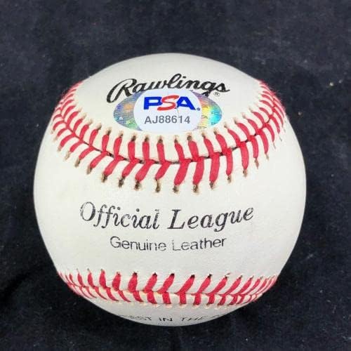 ДЪГ ДРАБЕК подписа бейзболен договор PSA / DNA Pittsburgh Pirates с автограф - Бейзболни топки с автографи