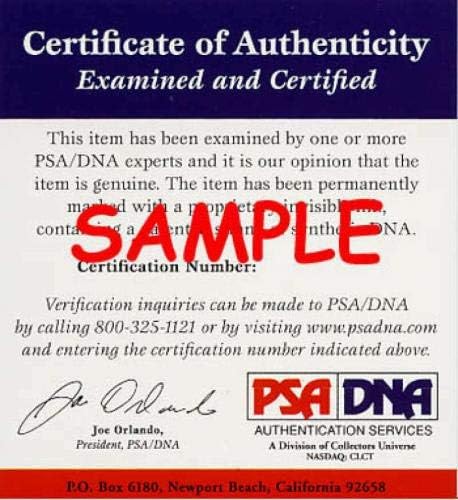 Сертификат ДНК PSA Уили Мэйса С Автограф Фини, Подписан от Националната лига на Бейзбол - и Бейзболни топки с автографи