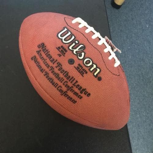 Дан Марино Подписа Автограф Официален Представител на Wilson NFL Football UDA Upper Deck COA - Футболни топки с Автографи