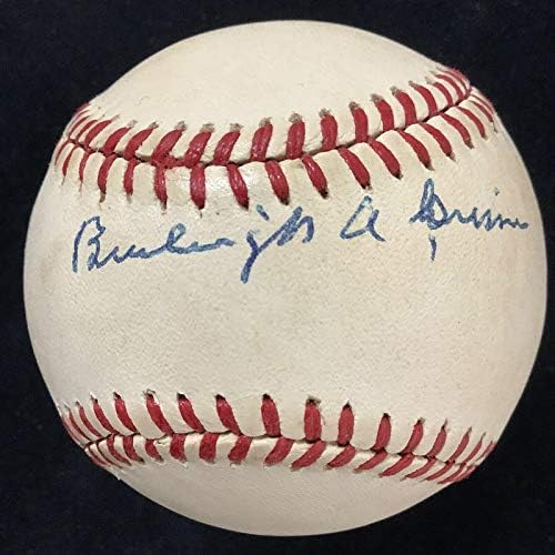 Берли Граймс е Подписал Бейзболни Топки Фини Пирати Кардиналс Автограф WSC HOF JSA - Бейзболни Топки С Автографи