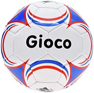 Футболна топка Gioco (5) (Бяло / Синьо/ Червено)