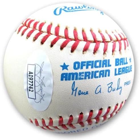 Рой Sivers Подписа Бейзболни Топки с Автограф на AL Baseball St Louis Browns ROY 1949 JSA AI97742 - Бейзболни Топки С
