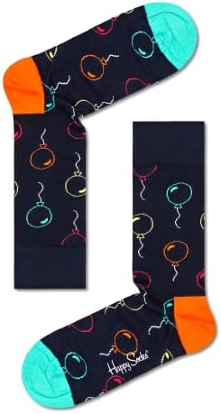 Happy Socks цветни и забавни Чорапи за мъже и Жени, Подарък Комплект от 2 опаковки Feeling Lucky Чорапи, Размер 9-11