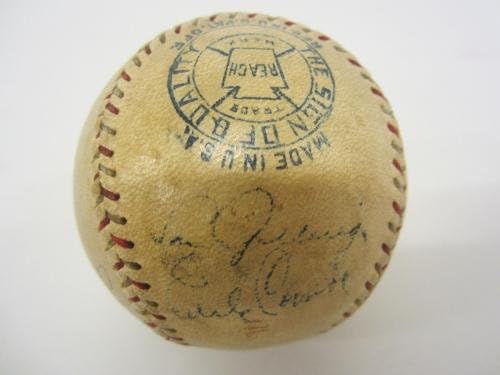 Бейб от Ню Йорк Янкис 1930-те години Рут Лу Гериг подписа бейзболен JSA LOA PSA / DNA COA - Бейзболни топки с автографи