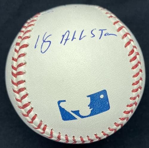 Карл Ястржемски КОПИТО 89 Подписан Статистически Бейзболен PSA / Бейзболни топки С ДНК-автограф