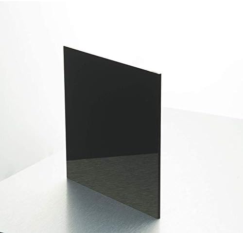 Акрилен лист Zerobegin, Черна Гладка Огледална плоча от плексиглас, Ударопрочная и с отлични звукоизоляционными свойства,