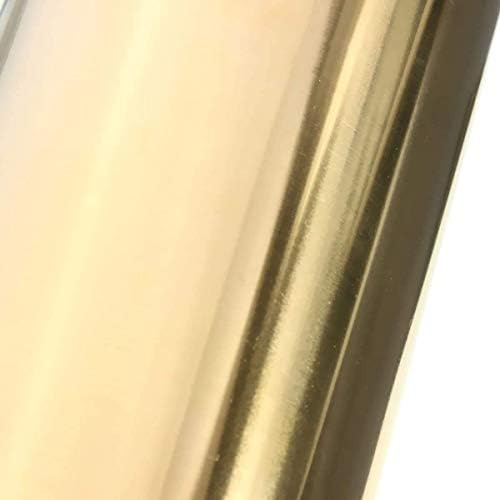 Латунная плоча UMKY H62 Тонколистовая Метална плоча от Латунно-Меден лист за обработка на метали, Дебелина: 0,3 мм, дължина: