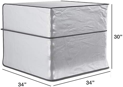 Защитен от атмосферни влияния на кутията на централната климатик Home Intuition за Външното тяло Вентилатор 600D (34