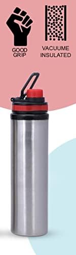 Бутилка за вода от неръждаема Стомана ATROCK |Бебешко Шише за вода|Червен Цвят Стоманена Бутилка за вода в Хладилника