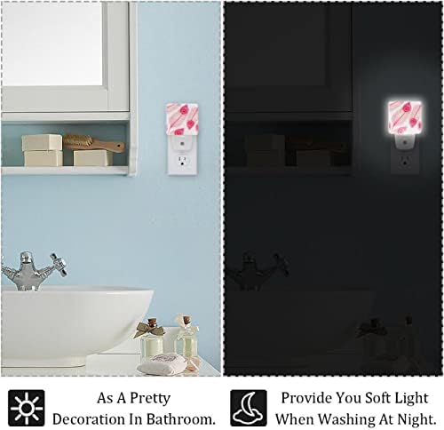Розов Принт с изображение на Пауна, за Включване led лека нощ, Деца нощна светлина с функция за автоматично движение