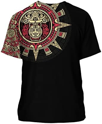 Stylelio - Ризи премиум-клас Aztec Mexico | Ризи на сухо, Намаляване с Къс ръкав, в Пълен Размер S-5XL