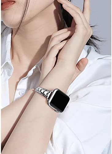 Тънки въжета Secbolt, съвместими с Apple Watch 38 мм 40 мм 41 мм 42 мм 44 мм 45 мм iWatch серия 8/7/6/5/4/3/2/1/SE, дамски