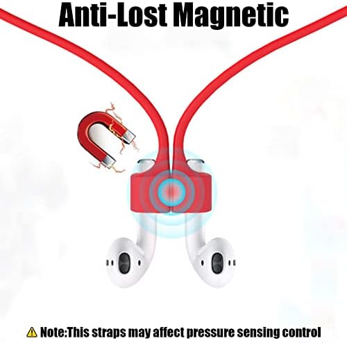 Магнитна каишка за Airpod, който предпазва от загуба на Каишка за Airpods pro/2/3, Мек Силиконов спортен Шийката на каишка