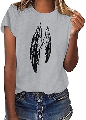 Женска Тениска С Изображение на Животни, Тениска с Стрекозой, Блузи, Забавна Сладка Туника С Къс Ръкав, Риза 2023 Пролетна