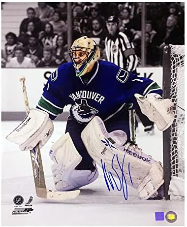 РОБЕРТО LUONGO Подписа снимка Ванкувър Канъкс 16 x 20 - 79103 - Снимки на НХЛ с автограф