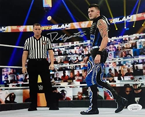 Ексклузивна снимка на Доминик Мистерио с Автограф на WWE 8x10 JSA Authentic 2 - Снимки Рестлинга с автограф