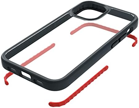 Прозрачен калъф BELTRON с клипс за колан за iPhone 12, iPhone 12 Pro, Тънък калъф с пълна защита и Въртящата кобур с