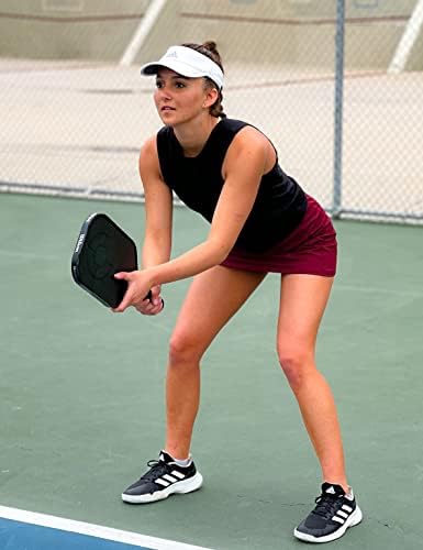 Женски Тенис Поли BLEVONH, Вътрешни Шорти, Еластични Спортни къси Панталони за Голф с Джобове