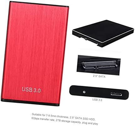 HUIOP 6 Gbit/с 2.5 до USB3.0 SSD кутия за твърд диск Високоскоростен кутия За твърд диск От Алуминиева Сплав HDD Caddy