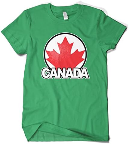 Мъжка тениска с канадски кленов лист Cybertela с Флага на Канада