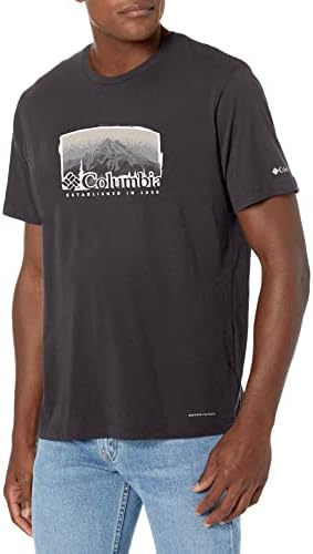 Columbia Мъжка тениска с изображение Thistletown Hills с къс ръкав