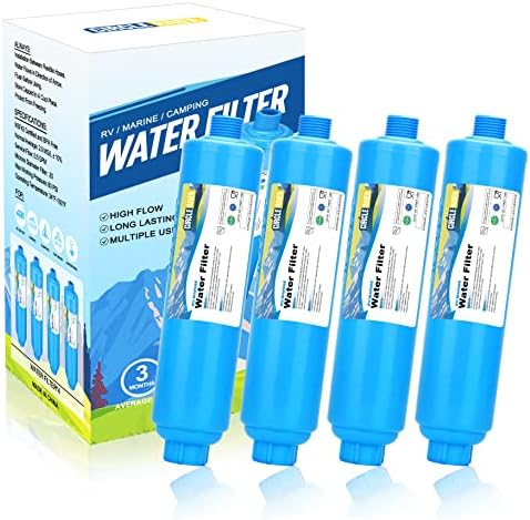 Вграден филтър за вода CircleRiver АВТОБУСА, сертифициран ФНИ, 20 Микрона, За къмпинг, намалява лош вкус, миризми, хлор,