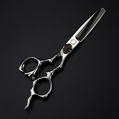 Ножица за подстригване на коса, 6-инчов професионален Японски 440c престижна ножици за рязане на черепа, ножица за подстригване на коса фризьорски ножици за филировк?