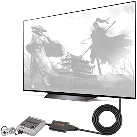 S-YUWEN 1 Комплект 720P Ретро HDMI-Съвместим Комутатор Конвертор за N64 SNES NGC SFC Игра Куб за преобразуване на HDTV Видео, Scart, Кабел с Аксесоари