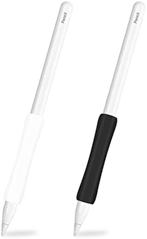 ProElife 2-Pack Ергономичен държач за писалка Apple Pencil 2-ро поколение, аксесоари за стилуса, тънък Силиконов Защитен калъф, притежателя без отблясъци за магнитна зареждане ?