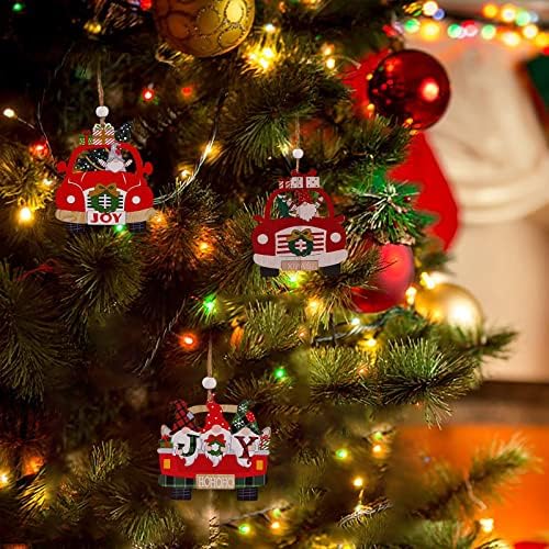 Парчета Коледен Елф Дървени Орнаменти Дървени Орнаменти Коледен Дървена Джудже Декори Коледна Елха Начало Декор Коледно Дърво Лампа Настолна (B, Един размер)
