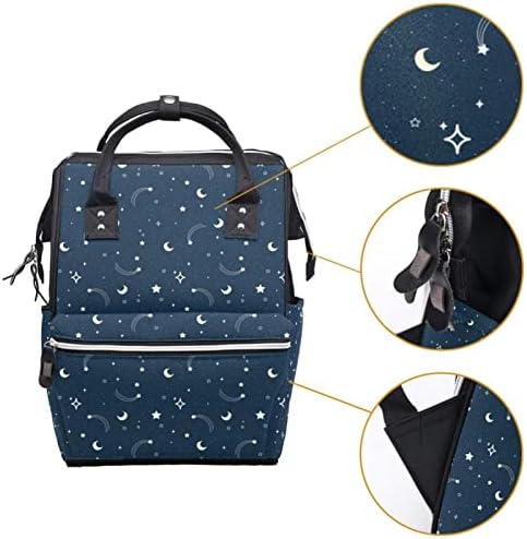 Чанта за Памперси Moon Stars Galaxy Чанта За Грижа за Подгузниками Чанта За смяна на Пелени