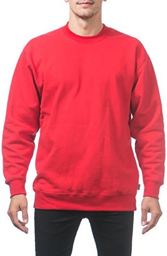 Мъжки hoody-Пуловер отвътре с кръгло деколте Pro Club в тежко тегло 13 грама