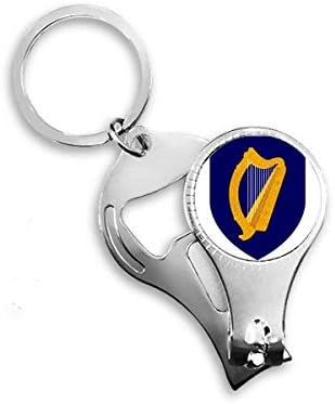 Ирландия Европа Национална Емблема Ножица за Нокти Халка Ключодържател Отварачка за Бутилки Машина За Рязане