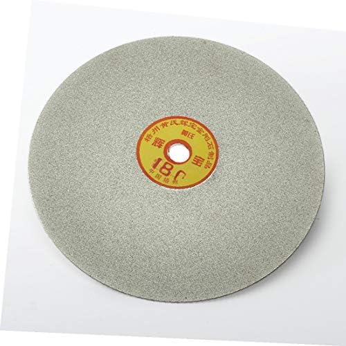 X-DREE 250 мм, 10-инчов шлайфане кръг с шкурка 180 мм с диамант покритие с плосък кръг (диско-де-лия, 250 мм, 10 пулгадас
