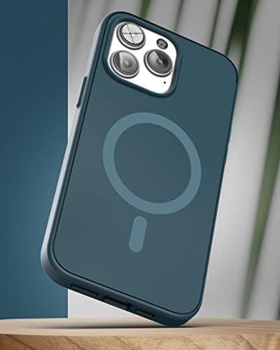 Калъф MAG SlimShield в портативни случай за колан за iPhone 14 Pro Max със скоба за кобур - Съвместим с MagSafe (син)