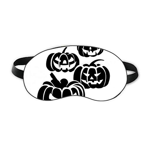 Четири Черни Хэллоуинские Тиква Sleep Eye Shield Мека Нощна Превръзка На Очите Със Сенчести Покритие