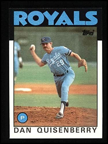 1986 Topps 50 Дан Квизенберри Канзас Сити Роялз (бейзболна картичка) NM/MT Рояли