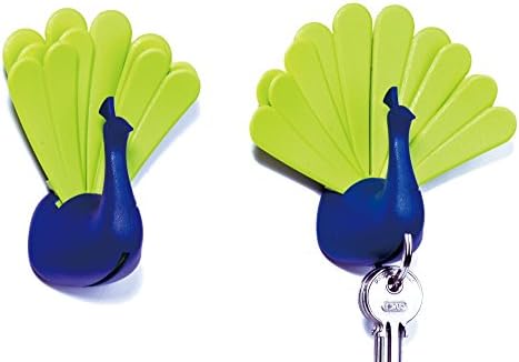 КАЧЕСТВОТО на държач за ключове Peacock 69x45,5x99,5 мм. Синьо-Зелен