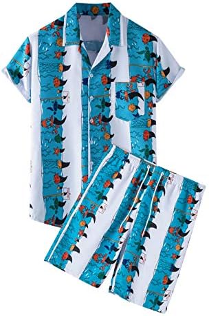 Летни Мъжки Ризи, Ризи, Панталони и Шорти, Летни Плажни Комплекти с ръкави от 2 теми, Мъжки Къси Вълнени Костюми за Мъже, Тънки