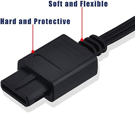 2 бр. В опаковка TPFOON 6 фута Composite AV кабел, Съвместими с Nintendo 64 N64, Super Nintendo SNES, Gamecube GC