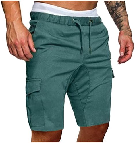 Мъжки къси панталони-карго Джобове с цип, Спортни Износоустойчиви Шорти-Капри Survivor Gym Ripstop Jogger, Панталони