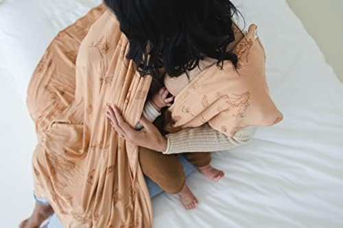 Одеяла за новородени Лейл и Ари | Бамбуковое Пеленальное Одеяло, Комплект шапки за еднократна употреба от плат за Оригване