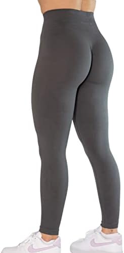 AUROLA CAMO Collection Спортни Гамаши за Жени с Тънка Логото, Безшевни Чорапогащи за Фитнес, Спортни Панталони за Йога