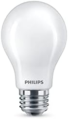 PHILIPS led бял циферблат без трептене, матиран A19, от топла до студена бяла светлина, с регулируема яркост, технология