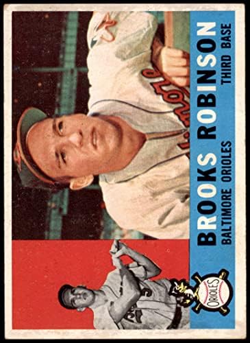 1960 Topps 28 Брукс Робинсън Балтимор Ориолс (Бейзболна картичка) VG+ Ориолс
