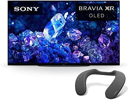Sony 42-инчов телевизор 4K Ultra HD серия A90K: BRAVIA XR Smart Google TV, Dolby Vision HDR, изключителни функции за PS 5 XR42A90K-2022 с wi-fi шейным Bluetooth-високоговорител и wi-ТВ адаптер WLA-NS7.
