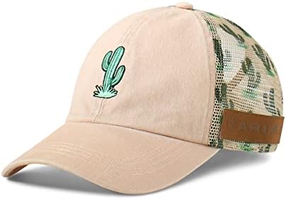 Стилна Западна Дамски Шапка ARIAT - Градинска бейзболна шапка на Хипита, Един Размер