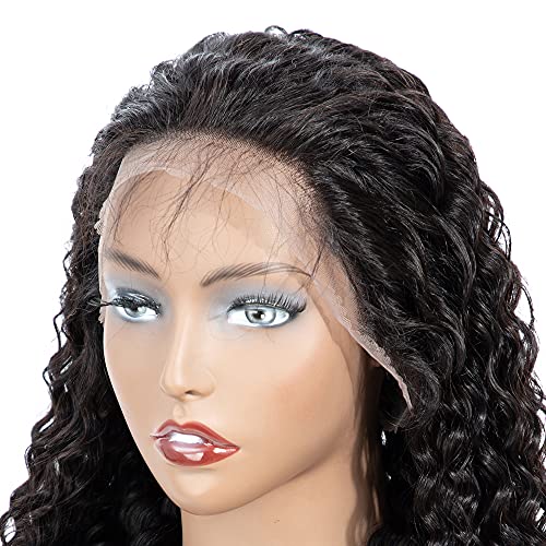 Nobel Hair 360 Дантела Пред Перука 150% Плътност на Човешките Косата на Перука от Естествен Цвят, Предварително Откъснато От Дете Без Гел Реми Бразилски Коси за черната жен